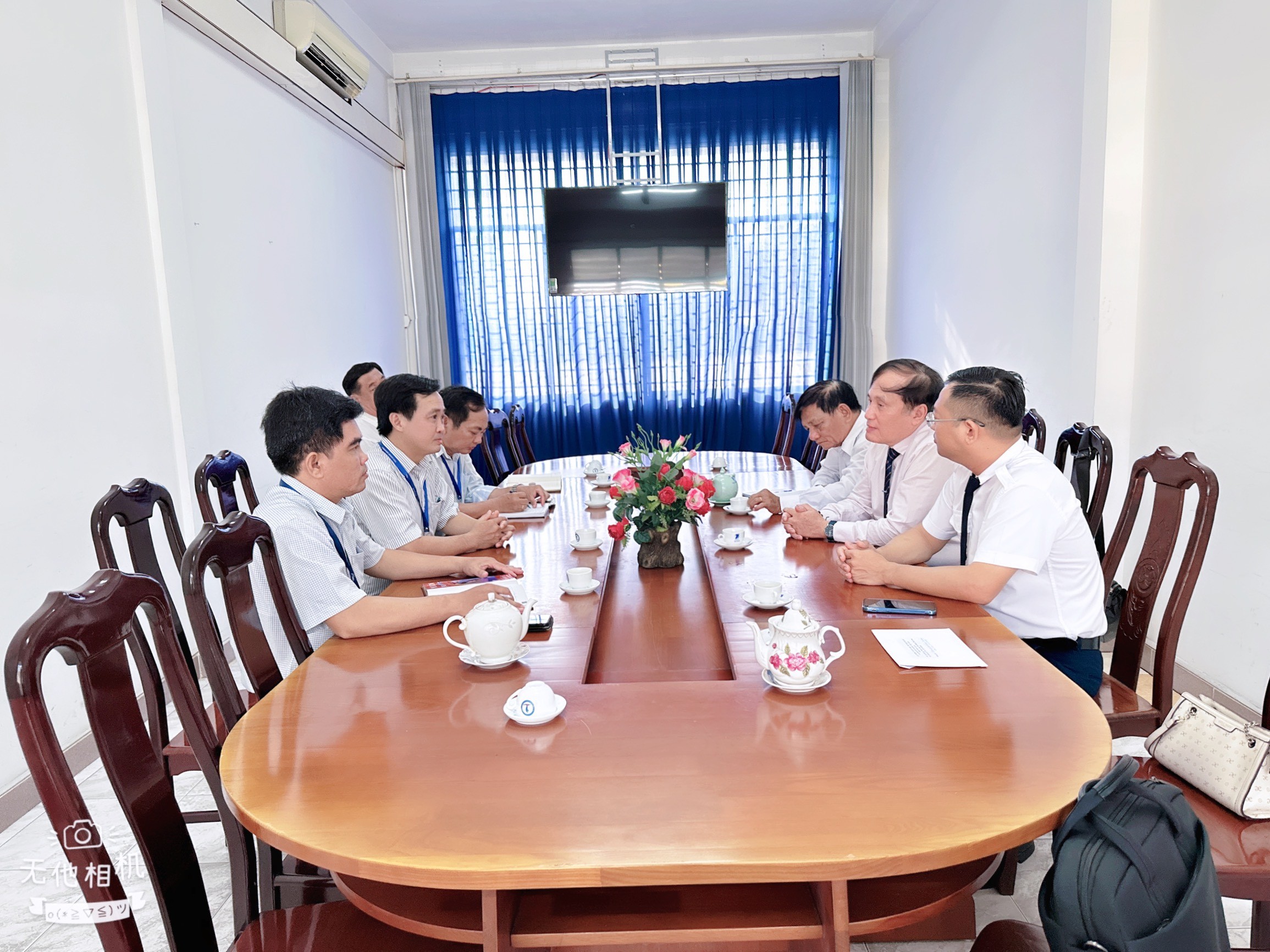 Lãnh đạo Công ty VNAS đến thăm và làm việc tại Trường Đại học Tiền Giang
