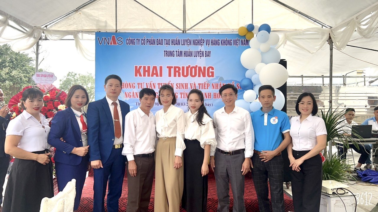 Trung tâm Huấn luyện bay khai trương văn phòng tuyển sinh tại Thanh Hóa