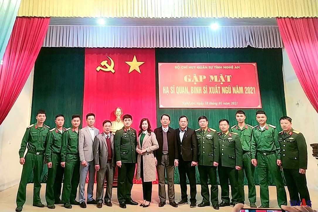 TVNAS tham dự Chương trình gặp mặt và tư vấn, hướng nghiệp giới thiệu việc làm cho quân nhân xuất ngũ tỉnh Nghệ An