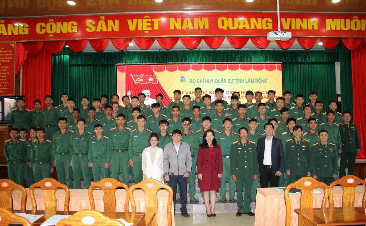 VPTS Lâm Đồng-Hướng nghiệp nghề cho hạ sỹ quan, binh sỹ Lâm Đồng