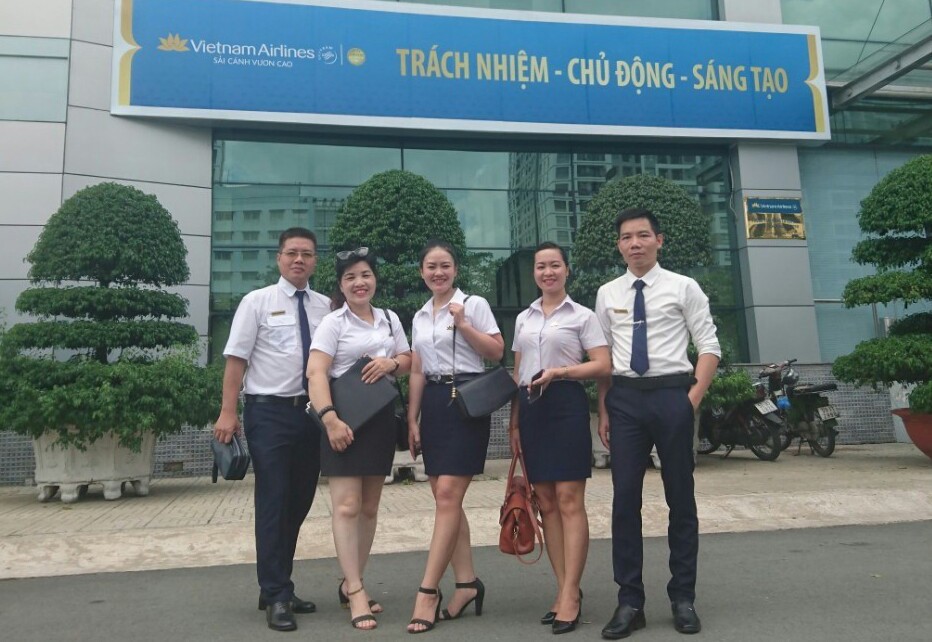 TTrung tâm Đào tạo VNAS thăm và làm việc tại Trung tâm Huấn luyện Bay Vietnam Airline - Đơn vị liên kết đào tạo