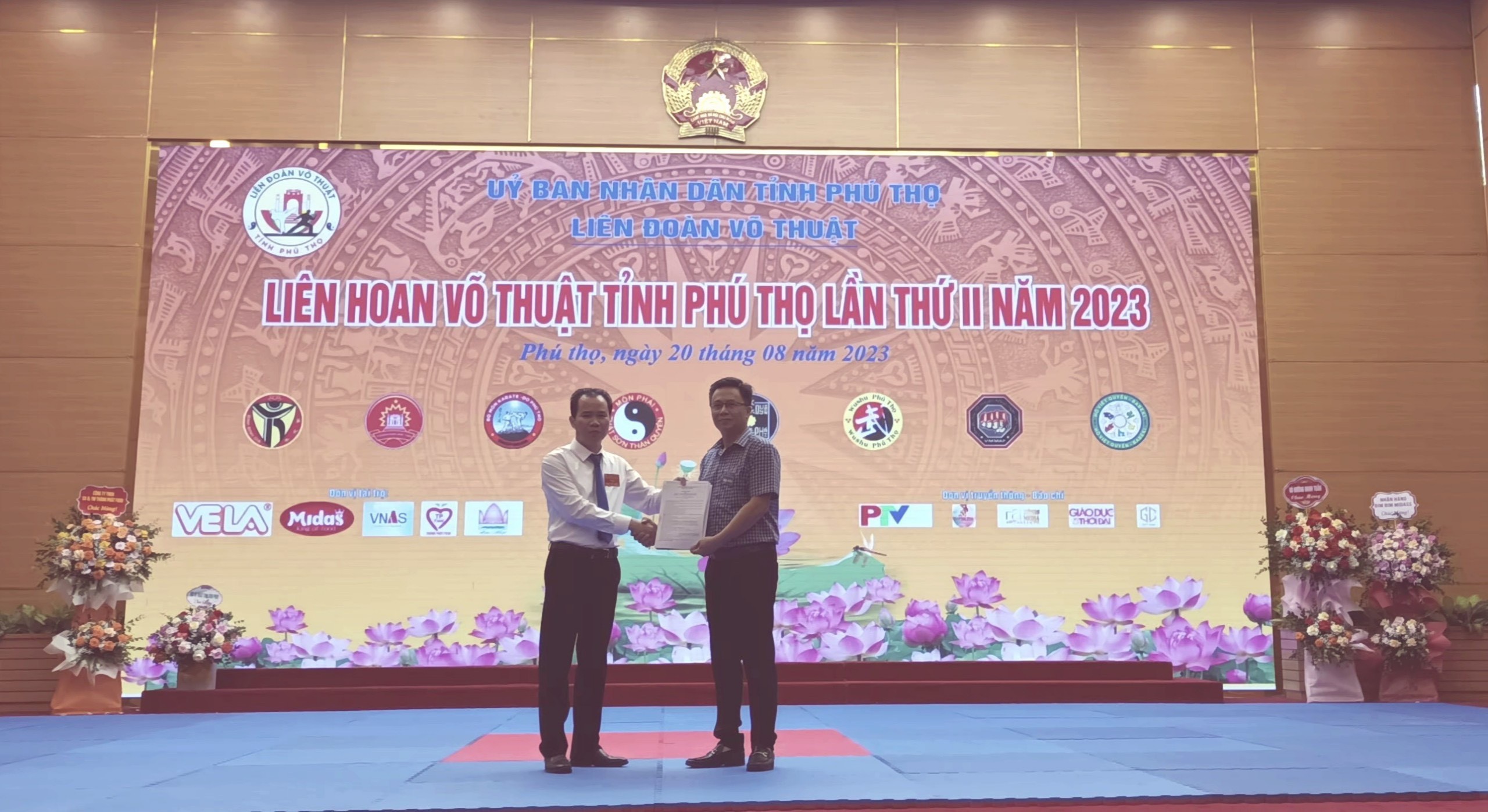 Tại Liên hoan Võ thuật tỉnh Phú Thọ năm 2023 VNAS và Liên đoàn Võ thuật tỉnh Phú Thọ đã ký kết hợp tác về tuyển sinh liên kết đào tạo nghề hàng không